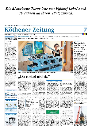 Uhreneinweihung Seite 1